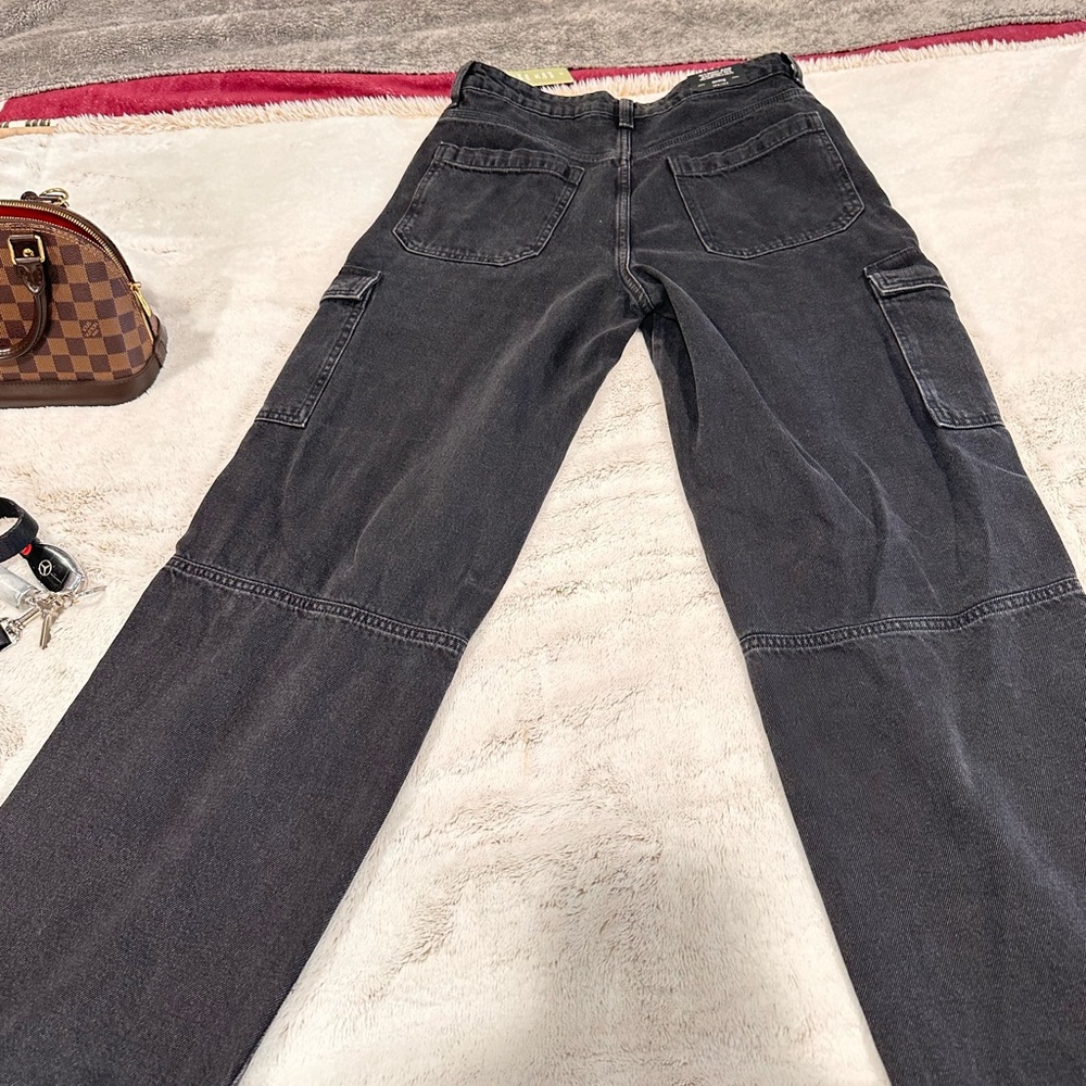 90s high waisted baggy jeans